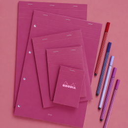Block Plum No.18 A4 Liniert in der Gruppe Papier & Blöcke / Schreiben und Notizen / Notizblock und Notizhefte bei Pen Store (138121)