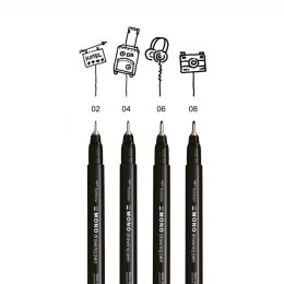 Fineliner MONO Drawing Fine 4er-Set in der Gruppe Stifte / Schreiben / Fineliner bei Pen Store (138132)