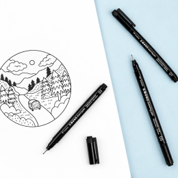 Fineliner MONO Drawing Fine 4er-Set in der Gruppe Stifte / Schreiben / Fineliner bei Pen Store (138132)