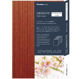 Orinote Watercolor Book Brown in der Gruppe Papier & Blöcke / Künstlerblöcke / Aquarellpapier bei Pen Store (138156)