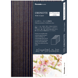 Orinote Watercolor Book Navy in der Gruppe Papier & Blöcke / Künstlerblöcke / Aquarellpapier bei Pen Store (138157)