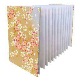Notebook Goshuincho Gold Flower in der Gruppe Papier & Blöcke / Künstlerblöcke / Skizzenbücher bei Pen Store (138161)