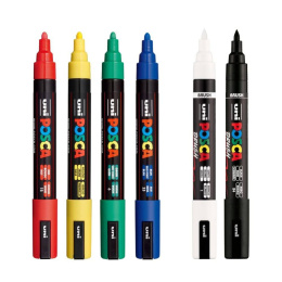 PC-5M/BR 4er-set in der Gruppe Stifte / Künstlerstifte / Marker bei Pen Store (138267)
