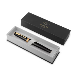 Meridian Matte Black/Chrome Rollerball in der Gruppe Stifte / Fine Writing / Tintenroller bei Pen Store (138297)