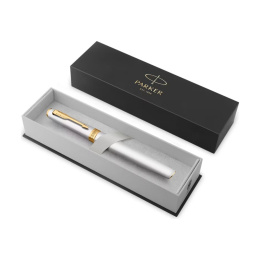 Meridian Chrome/Gold Rollerball in der Gruppe Stifte / Fine Writing / Tintenroller bei Pen Store (138305)