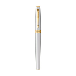 Meridian Chrome/Gold Rollerball in der Gruppe Stifte / Fine Writing / Tintenroller bei Pen Store (138305)