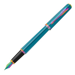 Meridian Teal/Rainbow Füllfederhalter  in der Gruppe Stifte / Fine Writing / Luxusstifte bei Pen Store (138327_r)