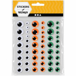 Wackelaugen Halloween Selbstklebend 54 stk in der Gruppe Kids / Spaß und Lernen / Bastelmaterial für Kinder / Dekorationen und Zubehör bei Pen Store (138367)