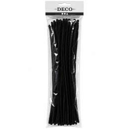 Chenilledraht 30 cm 25er-Pack Schwarz in der Gruppe Basteln & Hobby / Basteln / Chenilledraht bei Pen Store (138371)