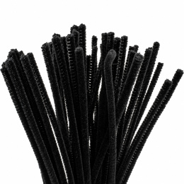 Chenilledraht 30 cm 25er-Pack Schwarz in der Gruppe Basteln & Hobby / Basteln / Chenilledraht bei Pen Store (138371)