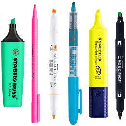 Sample kit Neon-Highlighter in der Gruppe Stifte / Etikettierung und Büro / Textmarker bei Pen Store (sample04_set)