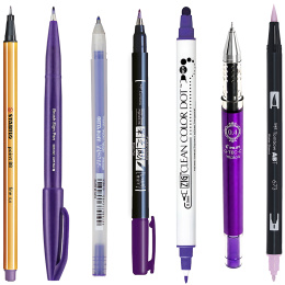 Sample kit Lila in der Gruppe Selected / Sample kits bei Pen Store (sample10_set)